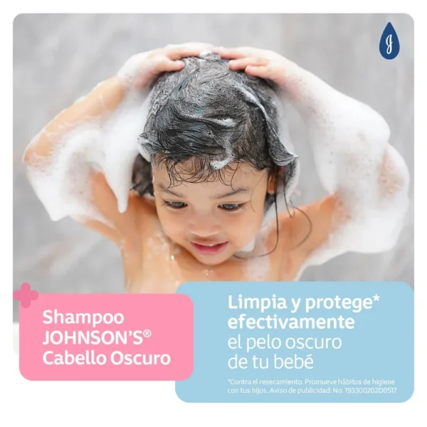 Johnson's Baby Shampoo para Cabello Oscuro - Image 4