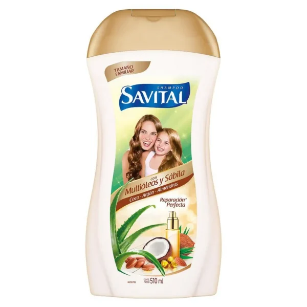 Savital Shampoo con Multióleos y Sábila - Image 2