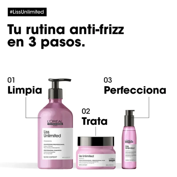 LOréal Professionnel Mascarilla Control Anti Frizz 250 mL - Image 3