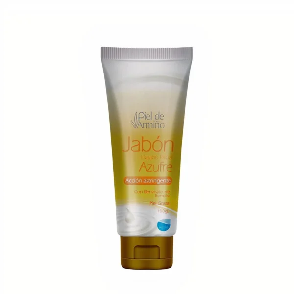 Piel De Armiño Jabón Líquido Facial Azufre
