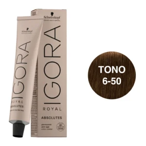 Igora Tinte Absolutes Rubio Oscuro Dorado Natural N.6.50