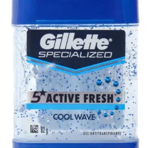 Antitranspirante en Gel Invisible Gillette Power Rush 82 g