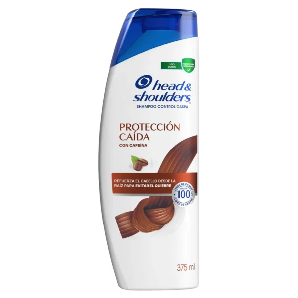 Shampoo Head Shoulders Proteccion Caida con Cafeina Control Caspa Champu Head and Shoulders 375 ml - Image 7