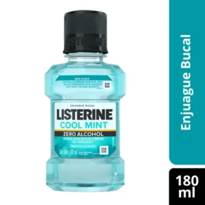 Listerine Enjuague Bucal Cool Mint Zero Alcohol Menta Suave