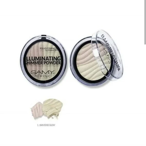 Samy Polvo Compacto Iluminador Diamond Glow - Image 3