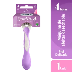 Schick Maquina de Afeitar Quattro For Women Sensitive