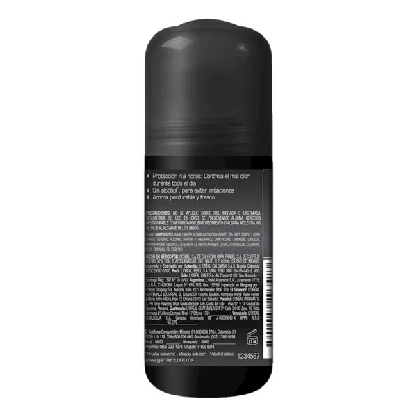 Garnier-Obao Desodorante Audaz en Roll On - Image 2