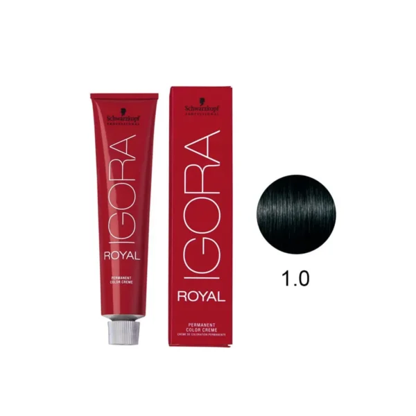 Igora Royal Tinte Capilar 1.0 Negro - Image 2